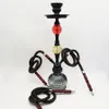 Arabia Hookah Set Large 3 Tube Shisha Glass Bottle Ceramic Bowl Hose Water Pipe Bar KTV Hookah Accessories Birthday Gift Decora 240417