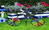 Bike Spinner Cat Dog Bicycle Garden Jardín para balcón patio patio hecha hecha hecha de viento dibujante de animales ciclismo animal jardín decoración de jardín Q089623413