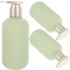 Lagringsflaskor 3 st handtvål dispenser badrum schampo påfyllningsbar balsam tom skåldispensers mjukgörande kroppstvätt