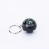 Ball Keychain líquido cheio de bússola mini tamanho do bolso Botão leve Formulário Dirigente Navigador Magnético