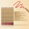 Imagsic 8-Farben-Lipliner-Bleistift langlebig, professionelles weiches, glattes farbenfrohes mattes Lippenstift-Kosmetik-Make-up-Werkzeug