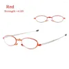 Sunglasses 1 PC Reading Glasses Unisex Ultralight Metal Frame Portable Presbyopic Eyeglasses High-definition Vision Care 1.0- 4.0