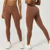 Active Pants Women Yoga Leggings V Cross High midje Gym Seamless Spandex Fitness Workout Tights Snabbt torrt bulfikning