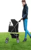 4 hjul husdjur barnvagn katt hundbur barnvagn rese fällbar transportör 5 färg 04t26397568351