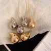 Boucles d'oreilles étalon vintage chic exagéré gros pour les femmes filles brillantes