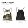 Shopping Bags Black Metal Burzum Filosofem Drawstring Backpack Sports Gym Bag String Sackpack For Exercise