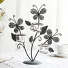 Candlers porteurs de dîner romantique Décoration de la pièce maîtresse de mariage Metal Tealight Candelero Modern Home décor AD50CH