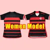 Women CR Flamengo soccer jerseys Flamenco 24 25 David Luiz DIEGO E.RIBEIRO GABI away football shirts 2024 2025 PEDRO DE ARRASCAETA girl home black