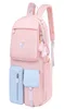 Sac à bandoulière de bobine arc-en-ciel de la mode coréenne pour adolescents girls enfants039s imperméables sacs à dos pour enfants mochilas3863230