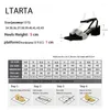 Casual Shoes Ladies Black High Heels Spring And Summer One Word Strap Open Toe Rhinestone Sandals Thick Heel Square HZB