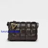 Damen Designer gepolstert Kassette Cross-Body Bag Botegaveneta kleiner/klassisch gepolsterte Intrecio Leder Cross Lod Bag Eins Innenraumzocke Metallverschluss U12R