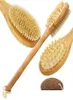 Body Brush for Dry Skin Brushing Back Scrubber for Skin Exfoliating and Cellulite Wood Bath Brush with Long Handle4729320