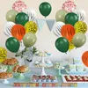 Party Decoration 12inch Jungle Forest Theme Latex Balloons Safari Tiger Giraffe Animal Printed Globos For Baby Shower Kids Birthday Decors