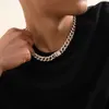 Designer Halskette Hip Hop Personalisierte kubanische Kette Halskette Herren Voll Diamantkragen Kette Minimalist einzigartige Accessoires