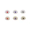 10pcs 3d Evil Eye Nail Charms avec strass, accessoires d'art à nail