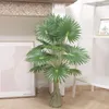 Dekorativa blommor 90 cm konstgjorda krukväxter gröna blad bonsai växter gren bröllop hem bord vas för rum utomhus trädgård tillbehör