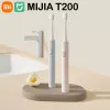 Produkter Original Xiaomi Mijia Sonic Electric Tooth Brush T200 Typec laddning IPX7 Vattenbeständig antibakteriell borst Xiaomi Tandborste