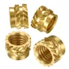 Computer Cables 50Pcs 3D Printing Model Insert Nut Knurled Brass Injection Molding For Printer Voron 2.4 Etc (M5)