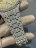 Brand Mechanical Automatic Watches Moissanite Men Diamond Watch for Women