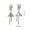 스터드 귀걸이 B36d Bowknot Sweet Ear Jewelry Replement 생일 선물을 위해 일정