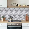Kalınlık Duvar 25mm Dekorasyon Dairesi Ev Kiremit Çıkartmaları Mutfak Backsplash Güçlü Yapışkan Duvar Kağıdı 240329 Kağıt
