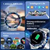 New H27 Smart Watches Men's Business Multi-fonction Smartwatch 1.43 AMOLED Ultra-Clear Screen Bluetooth Call Battery Long Life Life