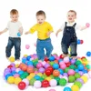 100PCS Outdoor Sport Ball Colorful Soft Water Swim Pool Ocean Wave Ball Baby Eco-Friendly Stress Air Ball Tent Toys for Children 240417