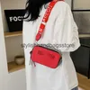 Schoudertassen stoffen zakken handtassen nieuwe trend gepersonaliseerde massieve kleurcamera tas modieuze en eenvoudige handheld crossbody H240417