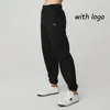 Actieve broek Lo Yoga Accolade Sweatpant katoen zweetwedstrijden losse fitness broek vrouwen comfortabele trainings leggings voor