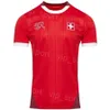 2024 EURO CUP SWITZERLANDY SOCCER 23 XHERDAN SHAQIRI JERSEYS 12 YVON MVOGO 22 FABIAN SCHAR 8 REMO FREULER 3 SILVAN WIDMER 19 DAN NDOYE Zestawy piłkarskie drużyny narodowej