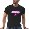 T-shirt appiccicoso per maschili da uomo Summer Top Boys Stampa animale di cotone