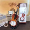 Bordklockor Creative Student Desktop Ornament Clock Cello Plast Alarm