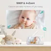 Moniteur de bébé Boifun 5 avec appareil photo wifi 1080p, vision nocturne, conversation à deux voies, détection de mouvement, lecture d'enregistrement, berceuses, contrôle gratuit de l'application de téléphone - fonctionne avec l'écran et l'application