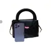 Top Designe Custom Luxury Brand Bag Bags 2024 PU Cuero de cuero Cadena de oro Bolsas Crossbody Black White Pink Cattle Clip de piel de oveja SH