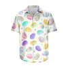 Chemises décontractées pour hommes hommes Femmes Pâques Hawaiian Shirt Happy Short Sleeve Cuban Collar bouton-bas Tops pour 240417