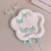 Hair Accessories Cloth Butterfly Tassel Clip Cute Colorful Children Barrette Ornaments Pearl Hanfu Hairpin Kids Gift