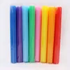 Tass jetables Paies 100pcs plastique pour milkshake jus de lait de boisson à la paille de paille