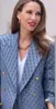 Double G Spring Nieuw 24 jaar Fashion Women Jacket Hoge kwaliteit Slim Fit Designer Langelse raap Mode Dames Pak Blazer Casual Top