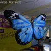 atacado 1,5m w Pop -up Suspension Butterfly Inflável Evento pendurado na borboleta com luzes LED para decoração de festas ou exposição de palco