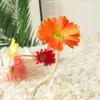 Fleurs décoratives artificielles Gerbera Flower Barberton Daisy Desktop Table Decoration Mother's Mother's Window Party Home Wedding