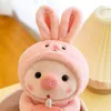 Wholesale ocean shipping Milk Tea Pig Plush Toy Doll Rabbit Cartoon Animal Doll Tiger Frog Unicorn