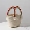 Entidade transfronteiriça Bolsa de atacado de verão feminino portátil saco feminino nicho design de lazer tecido de algodão 240415