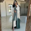 Ubranie etniczne Niezwykłe Abayas dla kobiet Eid Ramadan Muzułmańska sukienka Maxi Kimono Cardigan Turkey Srain