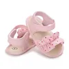 Sandalen zomer geboren babymeisjes prinses eerste wandelaars schoenen zachte zool ademende strand slippers 0-18m