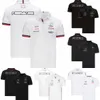 Nya F1 Polo-skjortor Formel 1 Racing T-shirts Team Lapel Kort ärmbilar Fans överdimensionerade T-shirt Summer Breattable Motocross Jersey