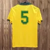 1998 Dunga Brazil Retro Herren Fußballtrikot