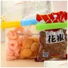 Bag Clips Bag Clips 11Cm Random Color Portable New Kitchen Storage Food Snack Seal Sealing Sealer Clamp Plastic Tool Clip Drop Deliver Dhsbn