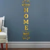 Adesivos espelhos letras inglesas parede 3d família residencial decalques acrílicos para decoração de decoração de quarto acessórios 230531