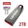 Cards Lenovo 2TB USB 3.0 Imper impermeável unidades de flash USB Pen Drive HighSpeed ​​128 GB 256 GB Pendrive Metal Mini Stick USB para PC