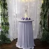 Table Cloth Stretch Skirt White Cover El Conference Cocktail Bar Round Solid ColourCross Border Banquet Decor